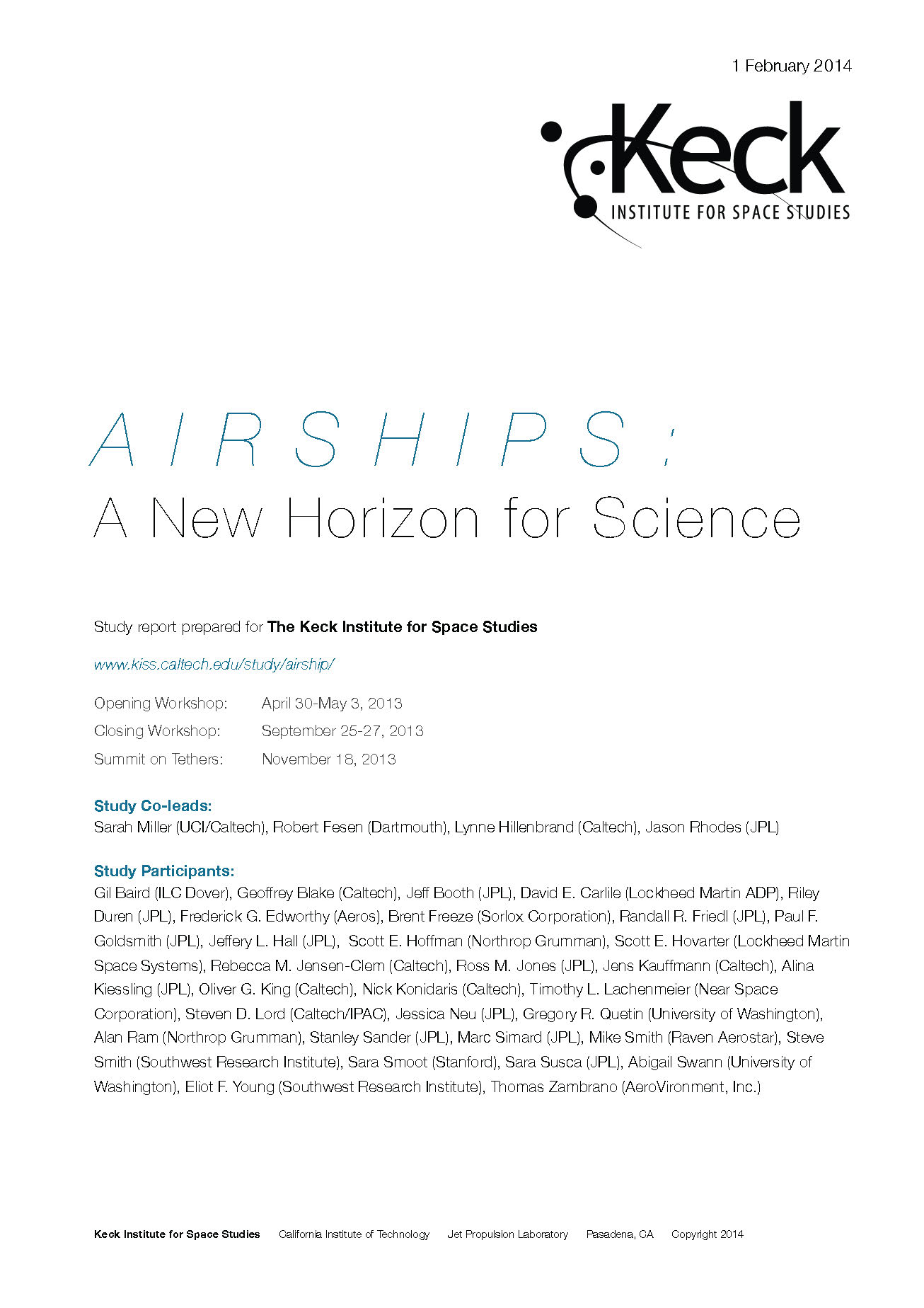 Airships: A New Horizon for Science