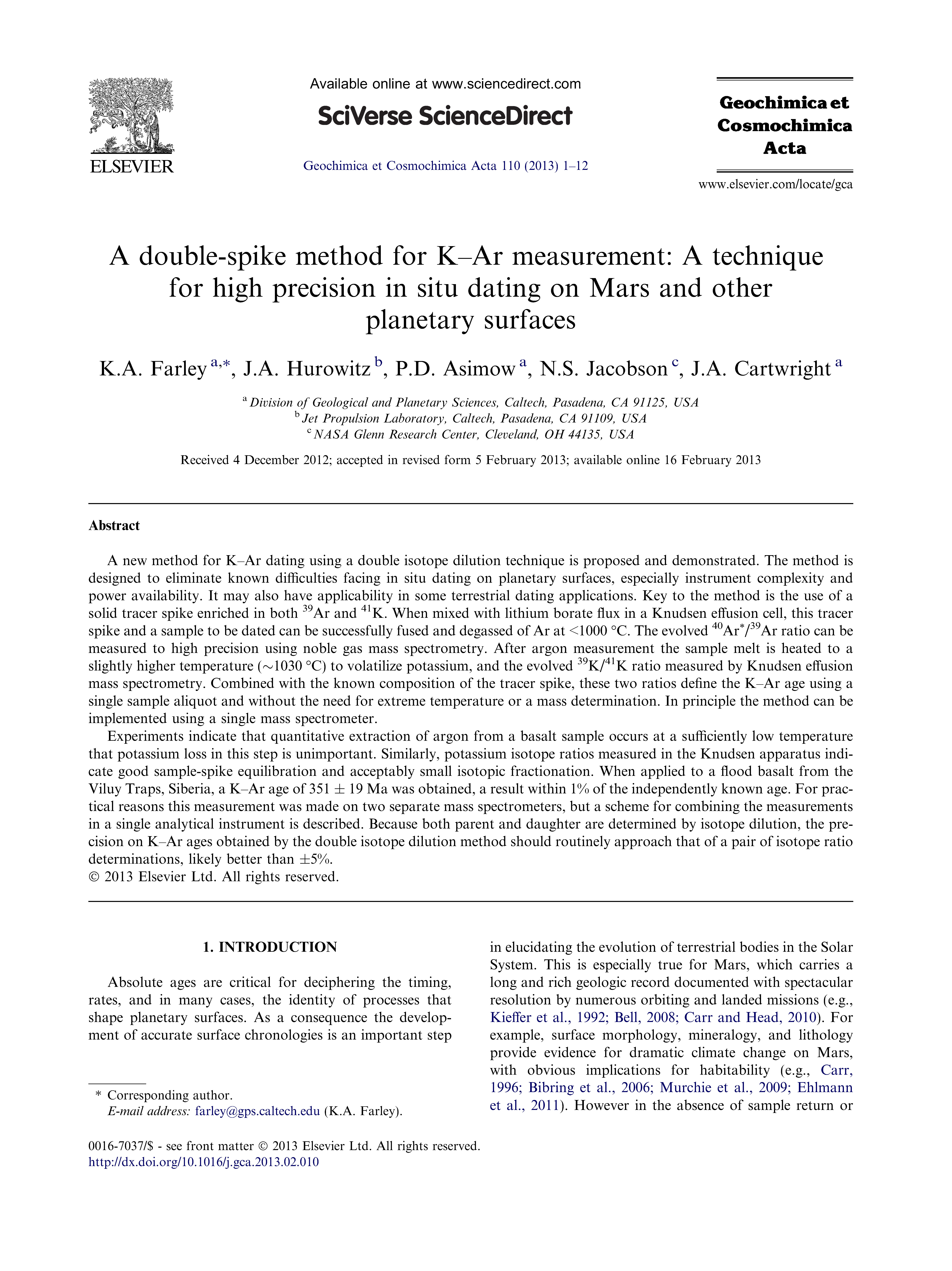 Robotic Exploration and Sampling of Mars