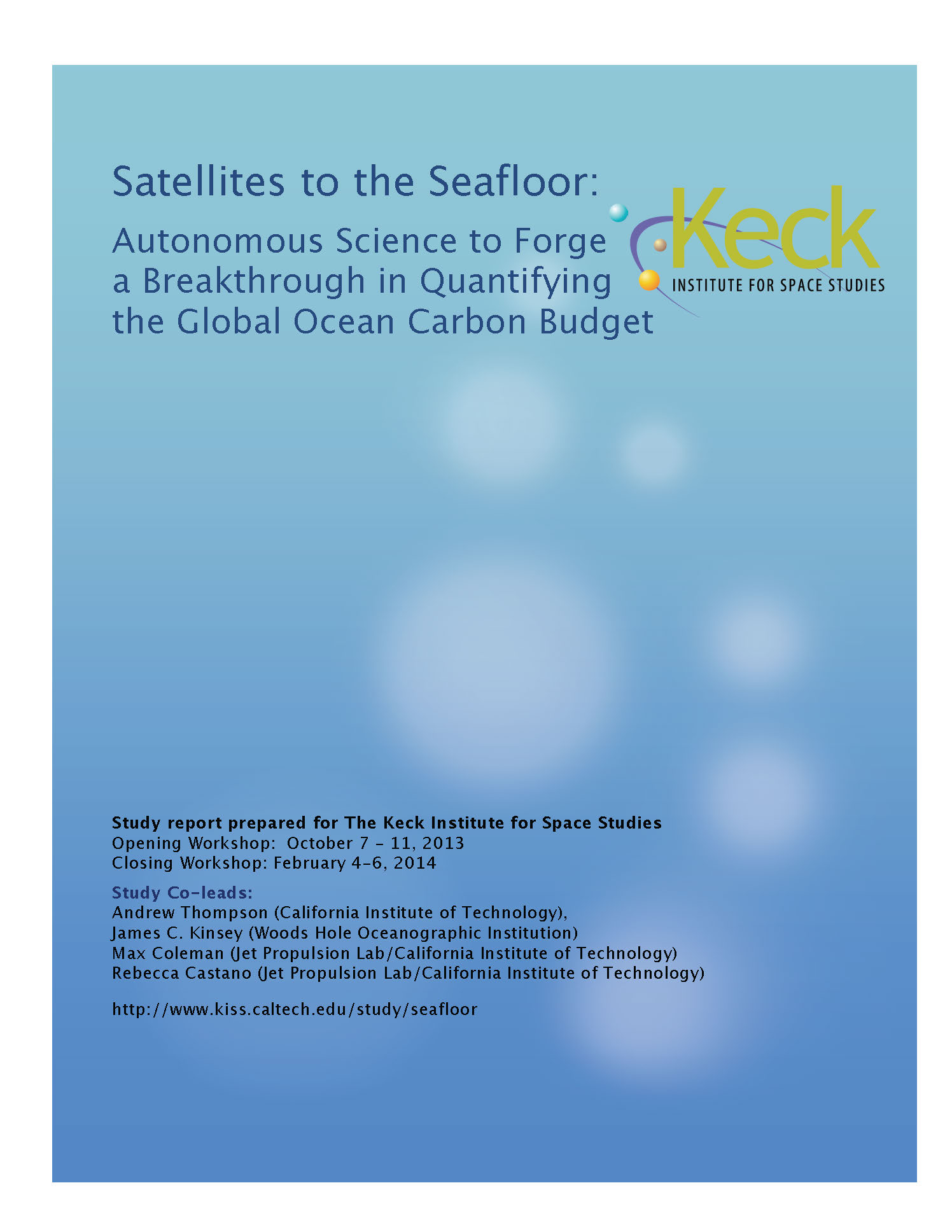 Satellites to the Seafloor: Autonomous Science to Forge a Breakthrough in Quantifying the Global Ocean Carbon Budget