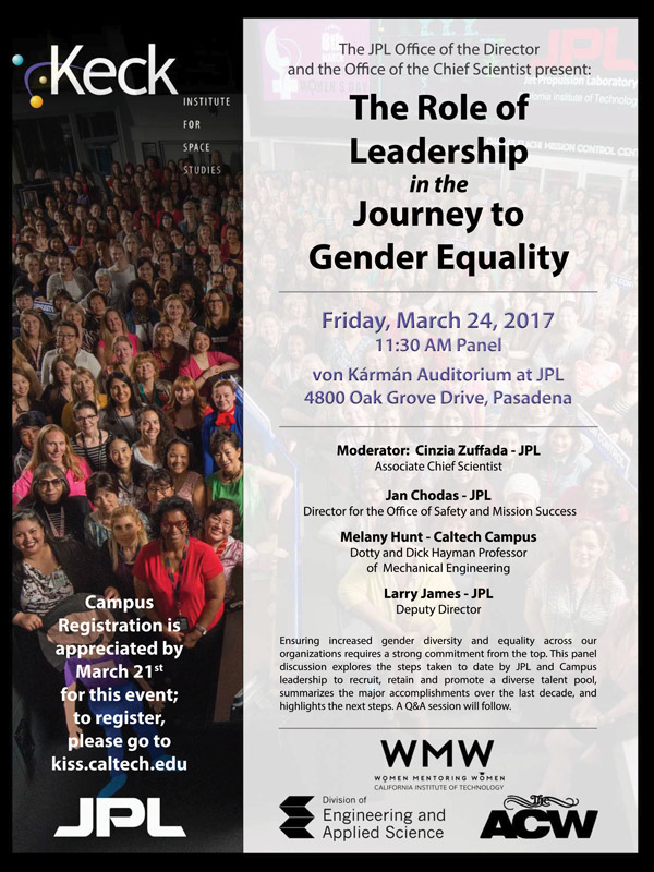 The Role of Leadership in the Journey to Gender Equality flyer