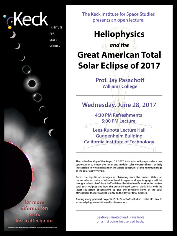 Heliophysics and the Great American Total Solar Eclipse of 2017