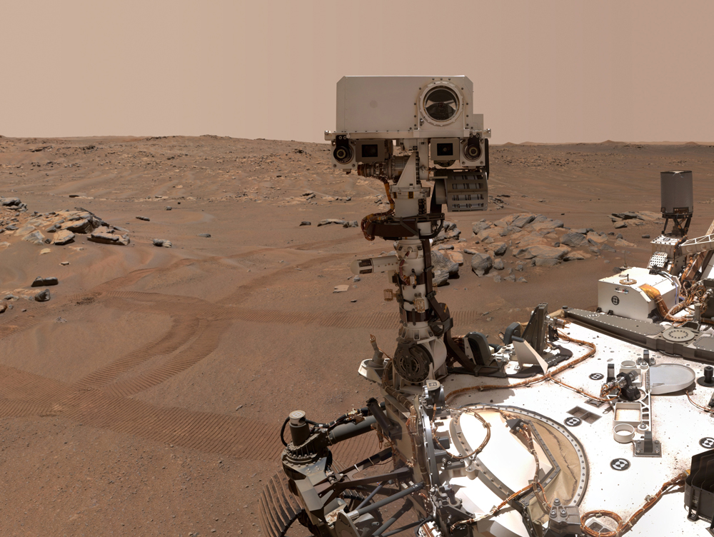 Martian selfie with Perseverance