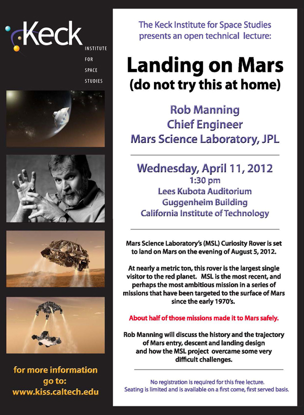 Landing on Mars