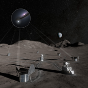 lunar interferometry array