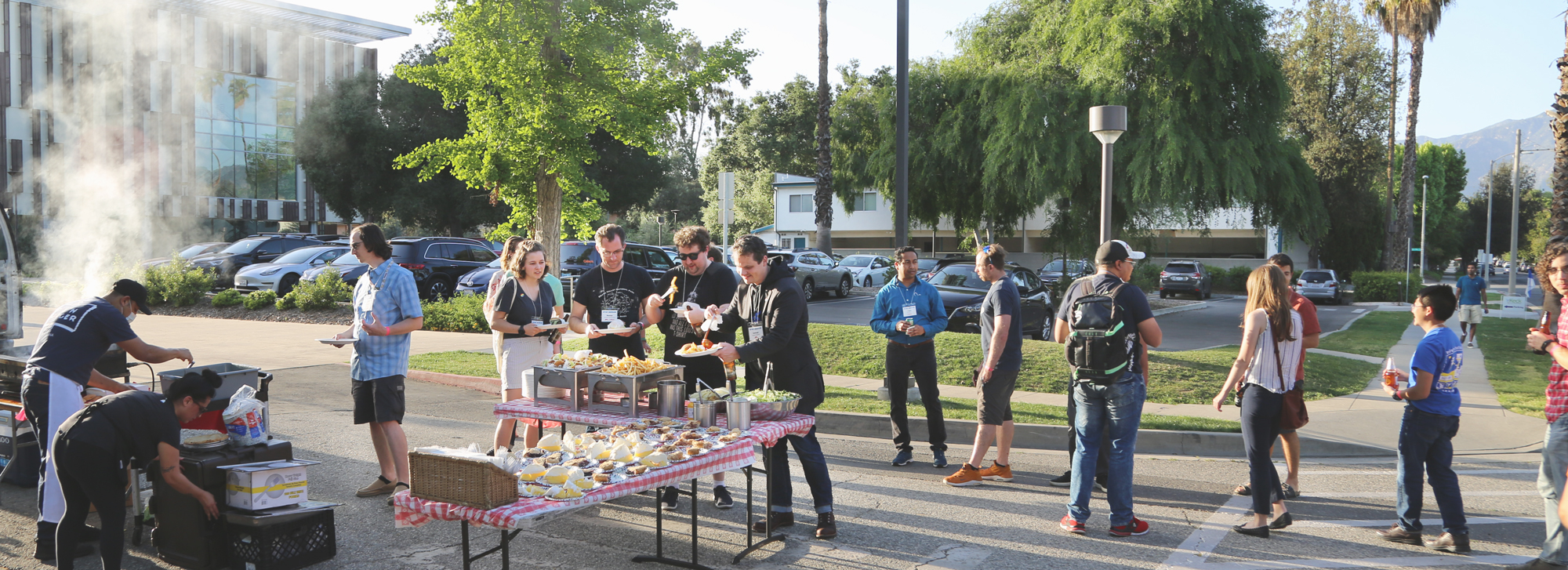 Image of attendees at 2022 JPL NRSG / Caltech CPA / KISS Decadal Networking Event