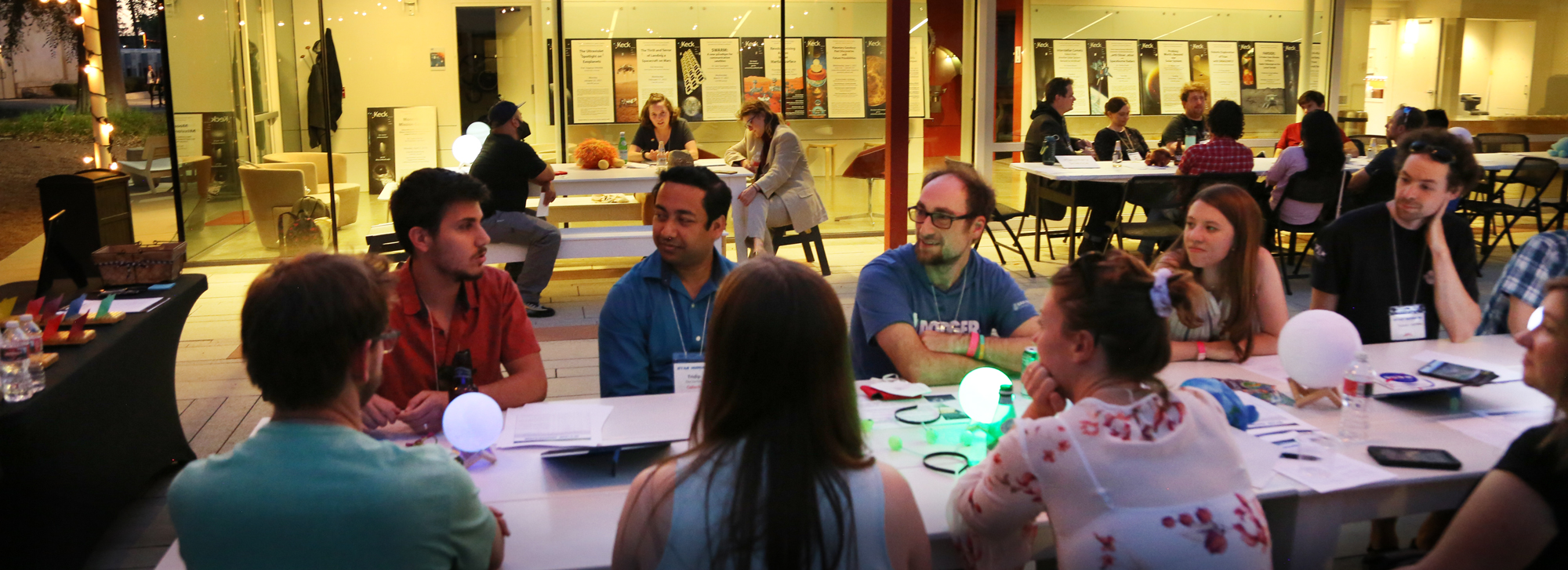 Image of attendees at 2022 JPL NRSG / Caltech CPA / KISS Decadal Networking Event