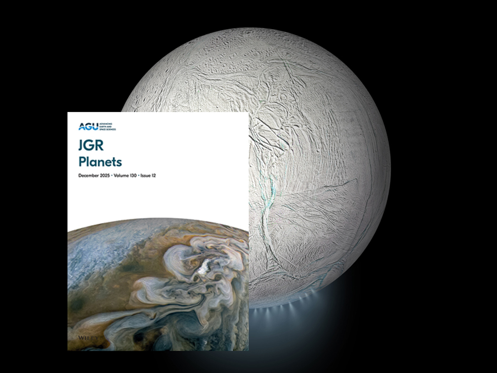 Enceladus and journal cover