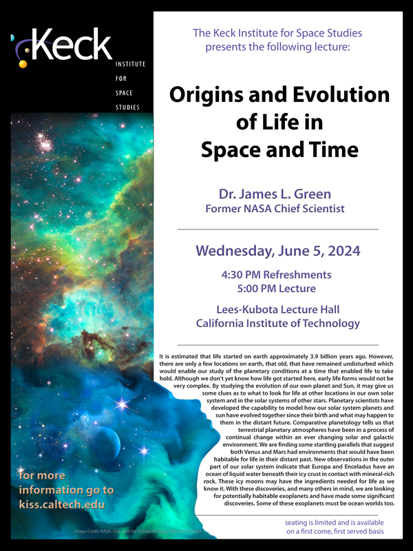 James Green lecture flyer