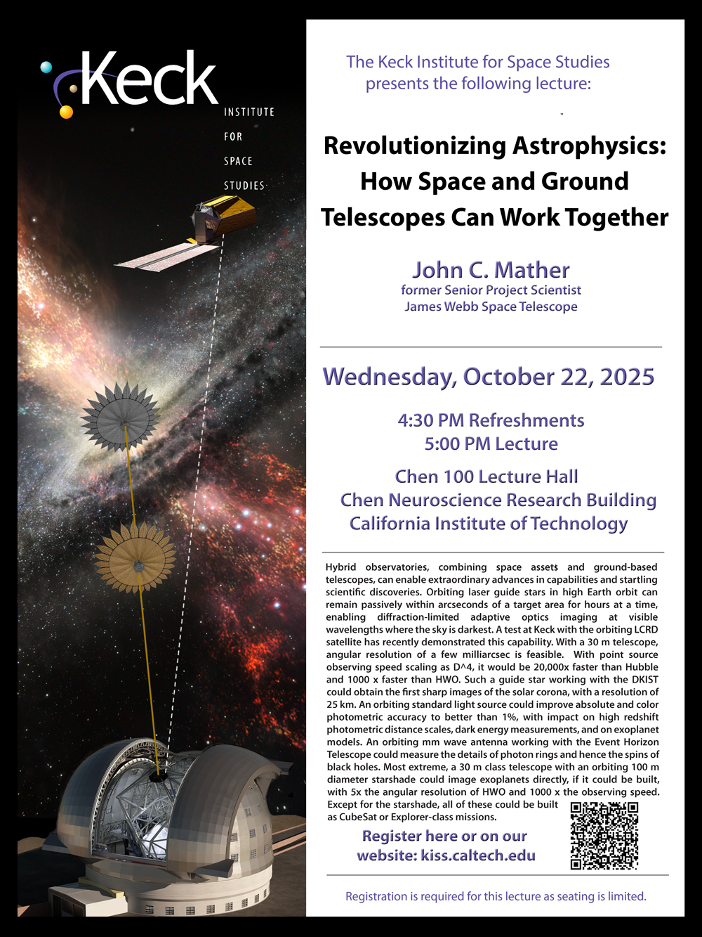 Poster with event details