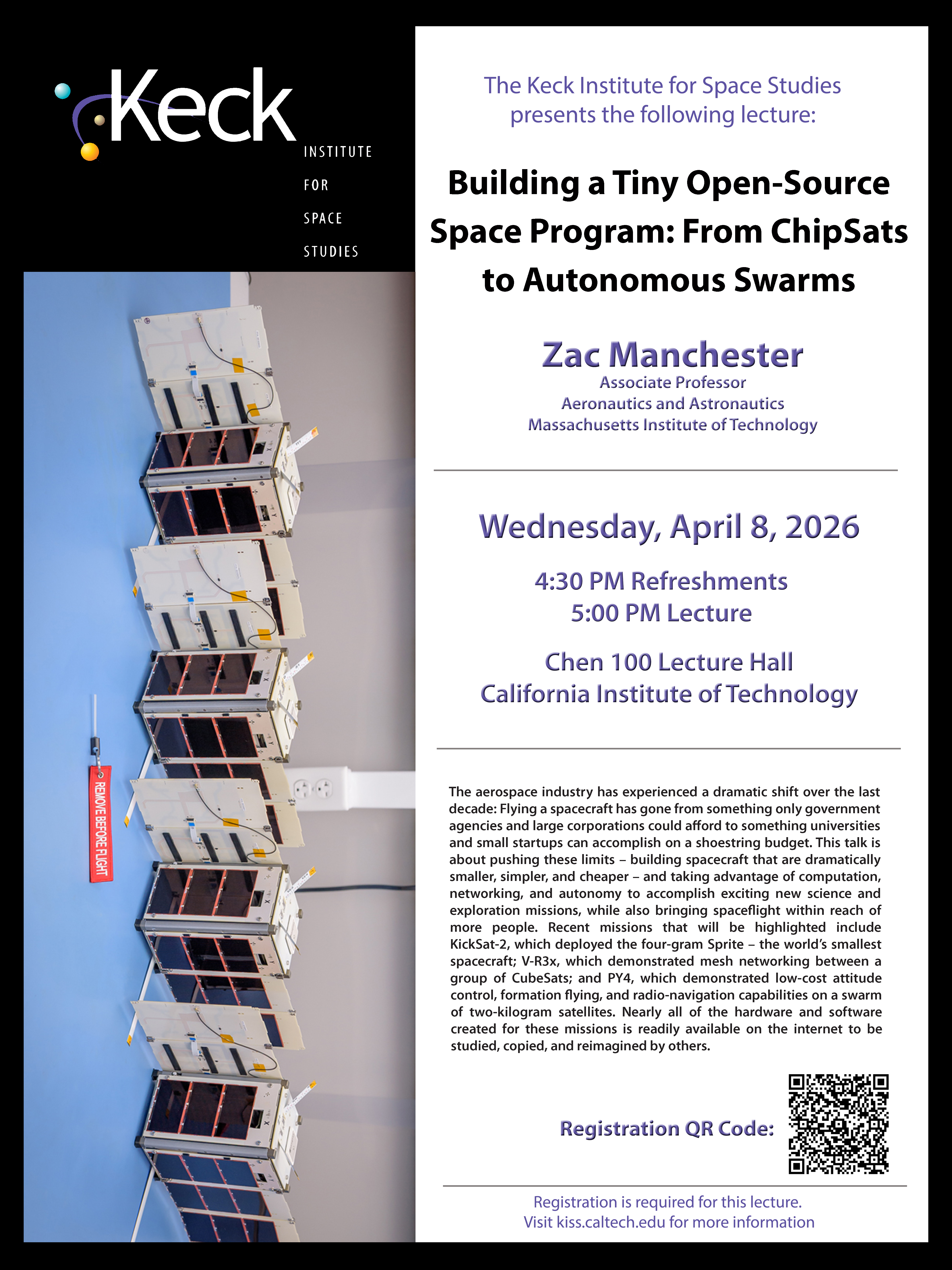 Poster with event details